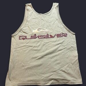 Vintage Quiksilver 90s beach summer tank top fits medium made in USA